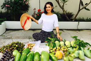 Phát "sốt" với vườn cây sai trĩu quả của Việt Trinh