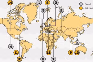 14 nơi được cho là ẩn chứa kho báu "khủng" nhất thế giới