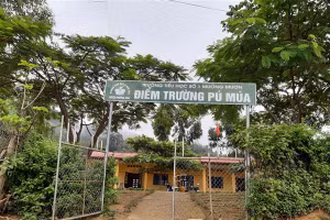  Điểm trường Pú Múa nơi cô Ren công tác.