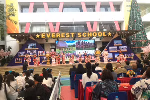 Tưng bừng Lễ hội Hoa Anh đào Nhật Bản tại Hệ thống giáo dục Everest Hà Nội.