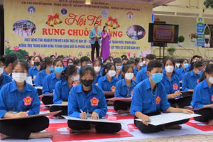 Hoạt động tuyên tuyền phòng chống tác hại thuốc lá được lồng ghép vào các hoạt động ngoại khóa trong trường học tại Nghệ An.