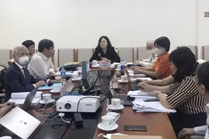 Thứ trưởng Ngô Thị Minh chủ trì phiên họp Hội đồng khoa học tư vấn đánh giá, nghiệm thu Đề tài.