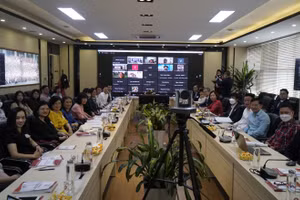 Các đại biểu tham gia Hội thảo "Đổi mới chính sách của các Tạp chí khoa học: Kinh nghiệm và giải pháp"