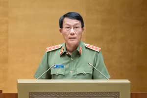 Bộ trưởng Bộ Công an Lương Tam Quang. 