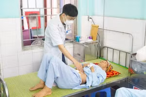 Một ngày sau mổ, sức khỏe bệnh nhân đã ổn định. Ảnh: BVCC.