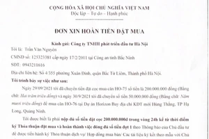 Phản hồi bài báo  “Công ty TNHH Phát triển đầu tư Hà Nội có huy động vốn trái phép?”.