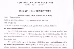 Phản hồi bài báo  “Công ty TNHH Phát triển đầu tư Hà Nội có huy động vốn trái phép?”.