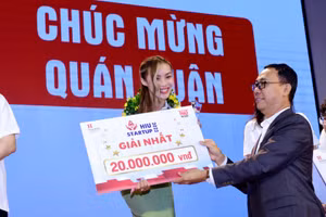 Sinh viên Đoàn Yên Khuyên ngành Quan hệ Quốc tế, HIU - vinh danh cuộc thi Quán quân HIU STARTUP 2022