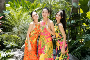  Hoa hậu Lương Thuỳ Linh cùng 2 Á hậu khoe nhan sắc rực rỡ, đẹp không tì vết