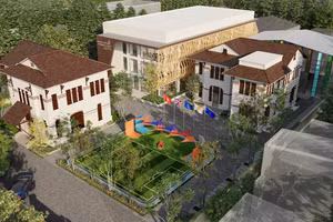 Ngôi trường tọa lạc tại trung tâm TPHCM, dự kiến đi vào hoạt động từ tháng 8/2022.