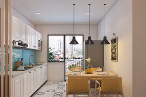 5 nguyên tắc bố trí căn bếp chung cư giúp gia đình thịnh vượng