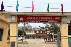 Vụ học sinh ẩu đả nhau xảy ra tại Trường tiểu học và THCS xã An Bình.