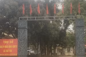 Trụ sở xã Xuất Hoá, huyện Lạc Sơn.