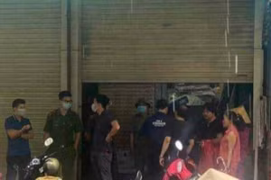 Hiện trường xảy ra vụ treo cổ tự tử tại tổ 13, phường Phương Lâm.