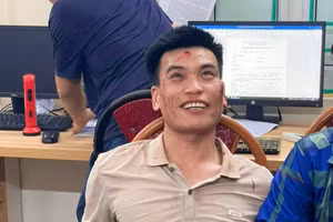 Bị can Bùi Văn Tuấn bị bắt tại cơ quan Công an.