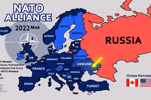 Sau khi Phần Lan và Thụy Điển gia nhập NATO, Belarus và Ukraine là những mảnh ghép cuối cùng trong vùng đệm an ninh của Nga