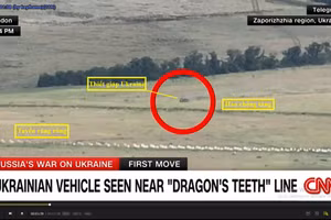 Ukraine bắc cầu thiết giáp, mở đột phá khẩu qua tuyến răng rồng