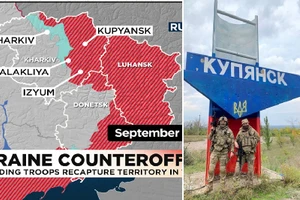 'Nga sắp cắt đôi Kupyansk để bao vây lực lượng Ukraine'