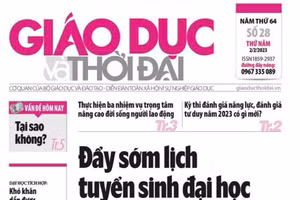 Tin tức báo in 2/2: Đẩy sớm lịch tuyển sinh đại học