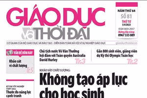 Tin tức báo in 5/4: Không tạo áp lực cho học sinh