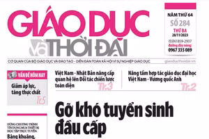 Tin tức báo in 28/11: Thúc đẩy học sinh phổ thông nghiên cứu khoa học