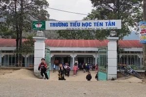 Trường Tiểu học Tén Tằn, thị trấn Mường Lát (Thanh Hóa).