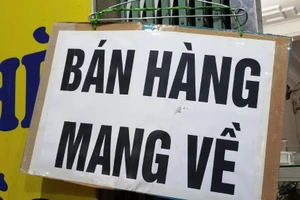 Thanh Hóa yêu cầu các hàng quán chỉ bán hàng mang về. Ảnh minh họa.