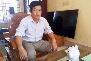 Ông Nguyễn Thái Sơn, nguyên Hiệu trưởng Trường THCS Ngư Lộc (Hậu Lộc, Thanh Hóa).