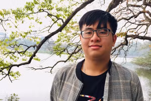 Phan Huỳnh Tuấn Kiệt - Huy chương Đồng Olympic Toán quốc tế năm 2021. Ảnh GĐCC.