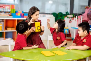 Học sinh VAS trong một giờ học.