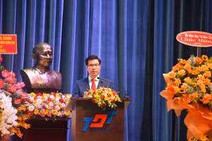  TS Trần Trọng Đạo – Quyền Hiệu trưởng TDTU phát biểu tại sự kiện.
