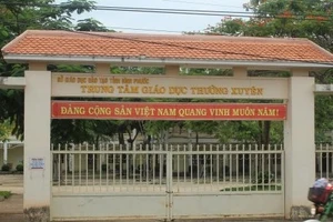 Trung tâm GDTX tỉnh Bình Phước – nơi xảy ra tiêu cực