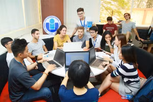 Sinh viên nước ngoài học tập tại IU. Ảnh tư liệu.