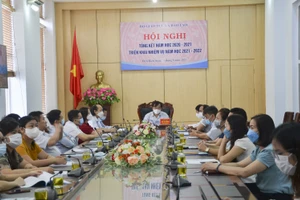 Điện Biên tham dự Hội nghị trực tuyến Tổng kết năm học 2020 - 2021, triển khai nhiệm vụ năm học 2021 - 2022.