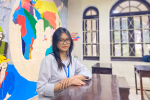 Nữ sinh Trần Phương Liên.