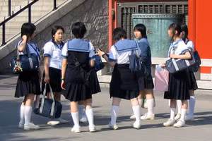 Học sinh THPT Nhật Bản.