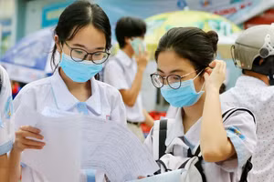 Thí sinh tham gia trong Kỳ thi tốt nghiệp THPT năm 2021. Ảnh minh họa