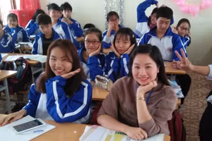 Giờ dạy của cô Liên luôn mang đến cảm xúc tích cực.