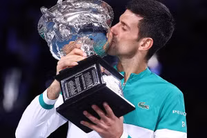 Novak Djokovic vô địch Australia mở rộng 2021.