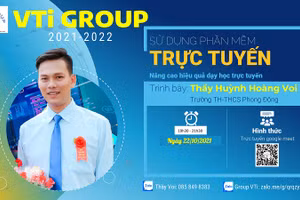 Thầy Huỳnh Hoàng Voi, Trưởng nhóm VTi-Group. 