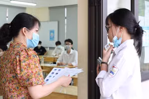 Thí sinh tham dự Kỳ thi tốt nghiệp THPT năm 2021. Ảnh: INT