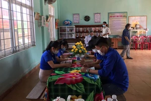 Đoàn viên thanh niên trong thôn.