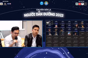 Năm nay Chương trình “Chuyên Sơn La – Người dẫn đường” diễn ra theo hình thức online thu hút hàng trăm học sinh tham gia. Ảnh: TG
