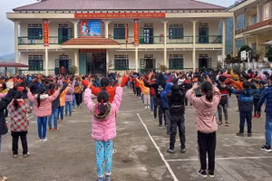 Việc dạy học sau Tết được các trường linh hoạt điều chỉnh phù hợp thực tế. Ảnh: IT