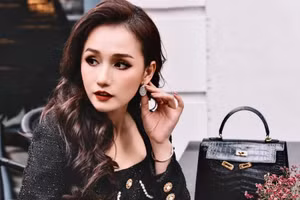 Nữ diễn viên xinh đẹp Lã Thanh Huyền.