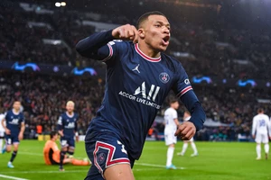 Tiền đạo Kylian Mbappe.