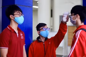 Dự kiến cuối tháng 2, đầu tháng 3, toàn bộ sinh viên, học viên của Trường ĐH Bách khoa Hà Nội sẽ trở lại học trực tiếp. Ảnh: Thuý Nga