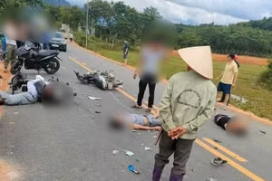 Hiện trường vụ tai nạn