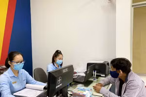 Điểm giao dịch khách hàng của Công ty Điện lực Quảng Bình.