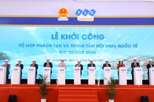 Khởi công dự án Tổ hợp khách sạn và Trung tâm Hội nghị Quốc tế tại Quảng Bình.